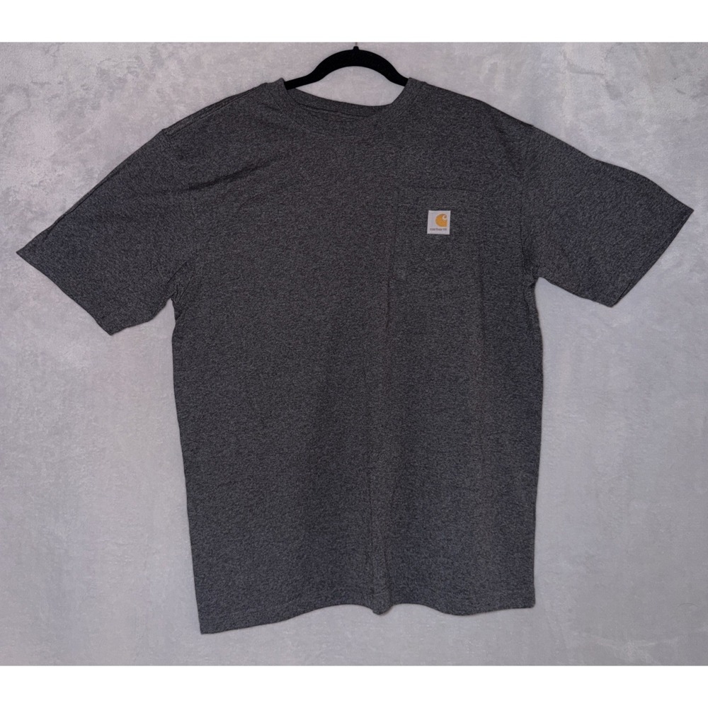 Carhartt Loose Fit Short Sleeve Mens Medium Dark Gray Heavyweight Pocket